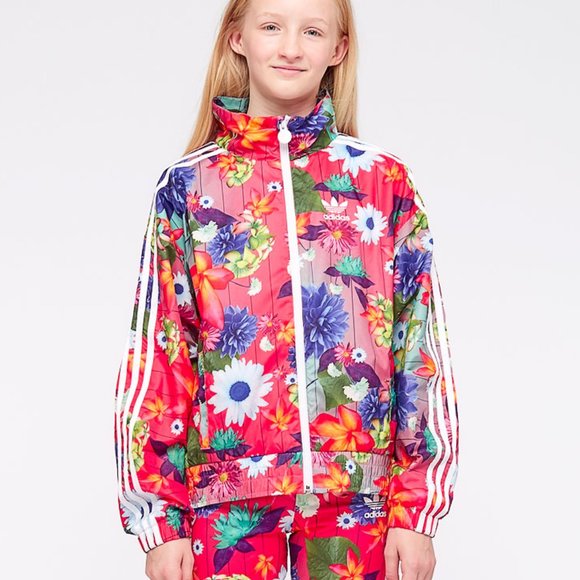 adidas Originals Other - Adidas Originals Floral Graphic Junior Windbreaker Jacket